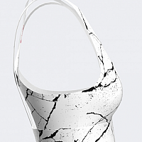 R-NIGHT SPORT BRA WHITE-Dámská podprsenka