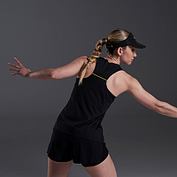 RANKING TANK TOP BLACK-Dámský nátělník