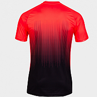 TIGER IV SHORT SLEEVE T-SHIRT BLACK FLUOR CORAL-Chlapecké triko