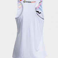 TORNEO CAPSULE SLEEVELESS SHIRT WHITE-Dámský nátělník