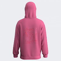 U-TRIBE HOODIE PINK-Volnočasová mikina