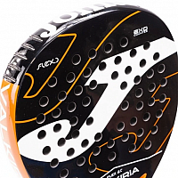 Joma Valkiria Flex Black Fluor Orange-Padelová raketa